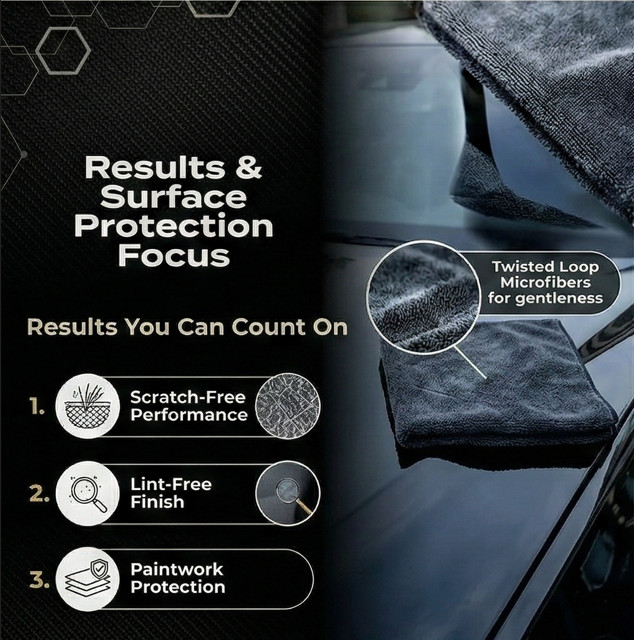 Extra Large Twisted Loop Microfiber Drying Towel Super Absorbent Auto Car Detail