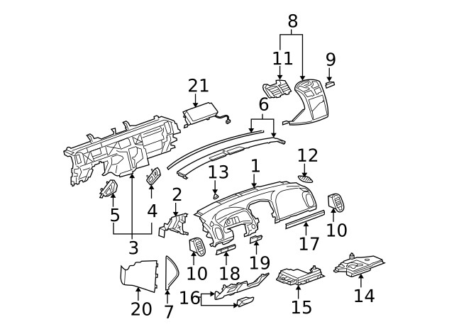 Genuine GM Trim Molding 22685183