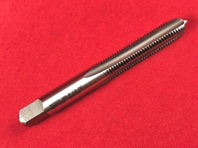 M8 X 1.0 8MM Plug Hand Tap Morse MT3838020 HSS RH USA D5 Metric 4 Flute