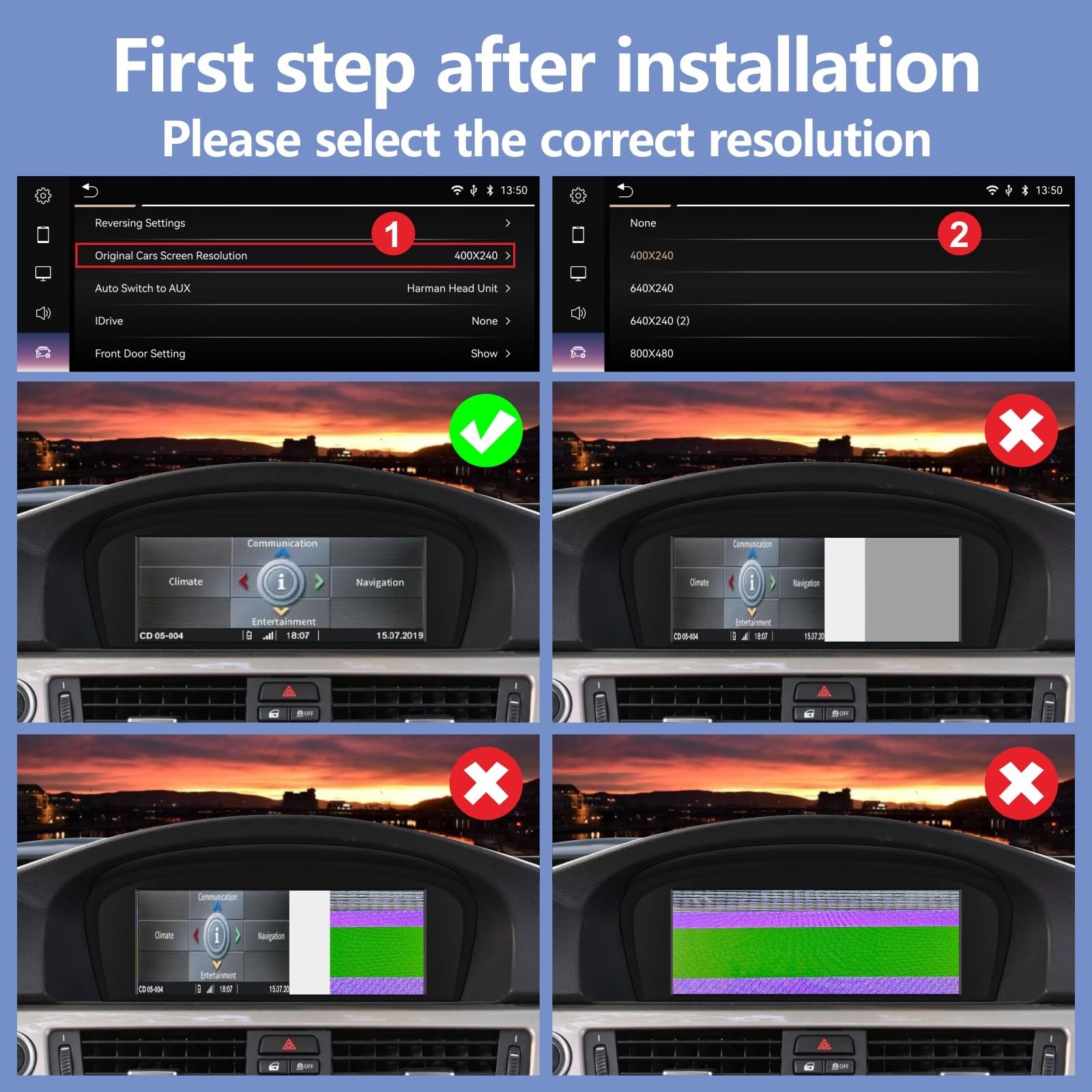 Wireless CarPlay TouchScreen For CIC BMW 3/5 Series E90 E91 E92/93 E60 E61 E63