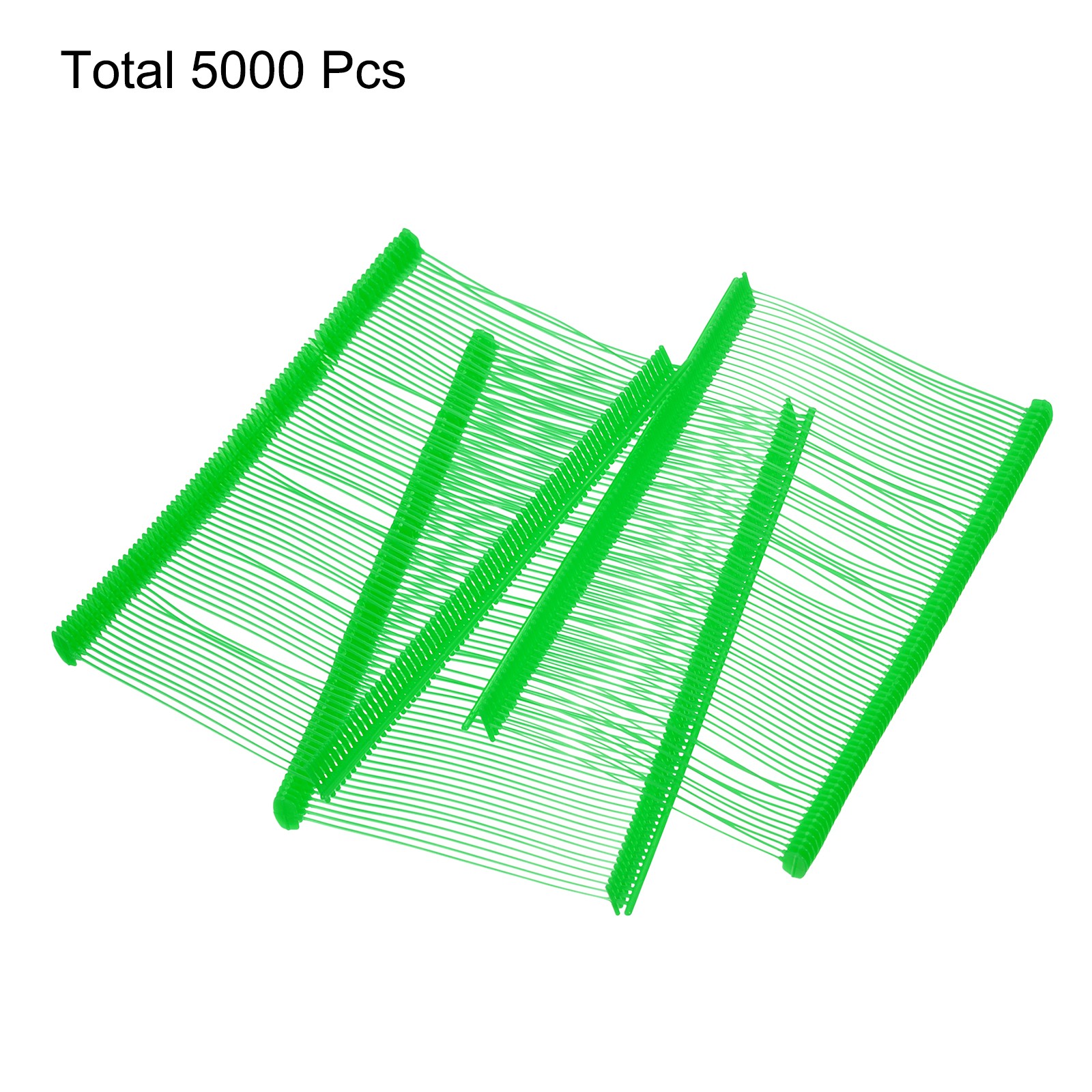 5000pcs 2" Micro Tagging Gun Fasteners, Tagging Barbs Attachment, Green