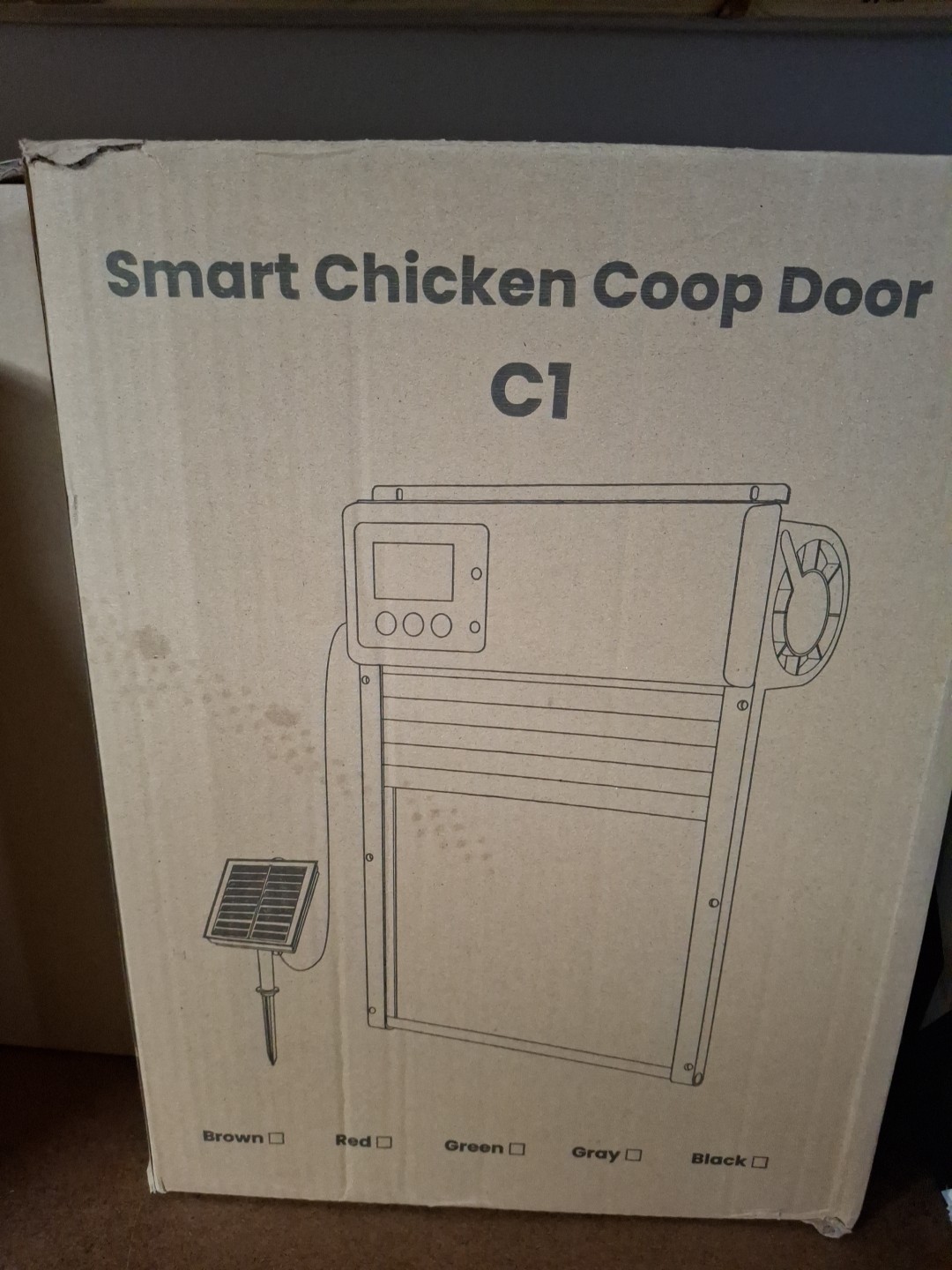 Solar Powered Automatic Chicken Coop Door with Timer/PIR Sensor Modes