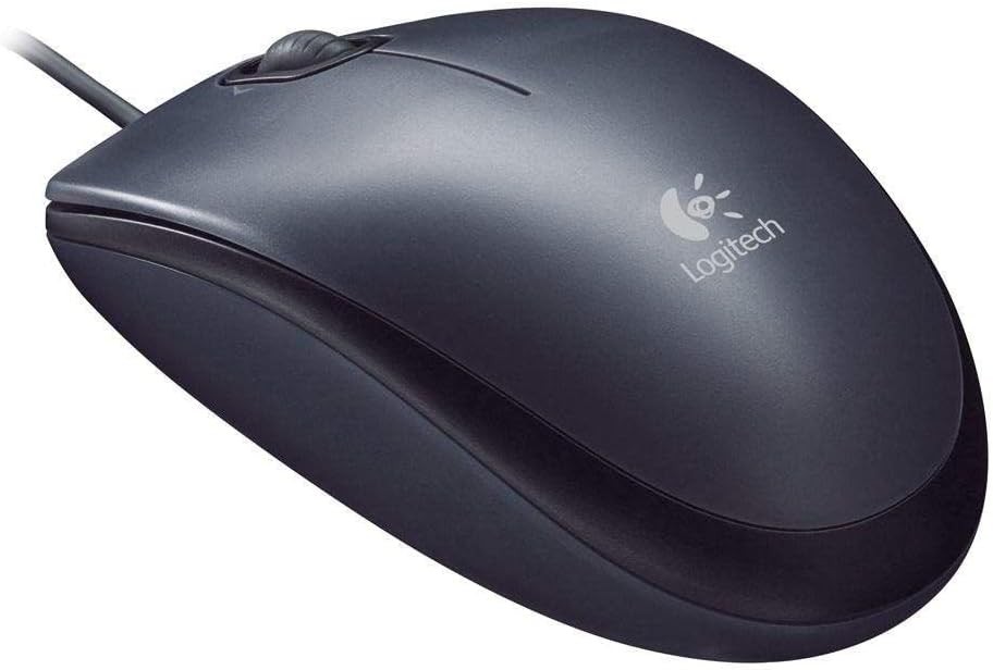 Logitech B100 Optical Full-Size Corded Business Mouse New Logitech Mouse