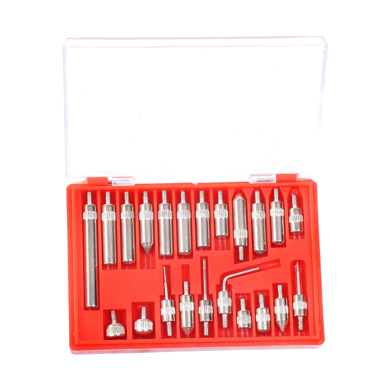 1" .001" Dial Indicator Magnetic Base 22 Pcs Indicator Point Sets 4-48 Threads