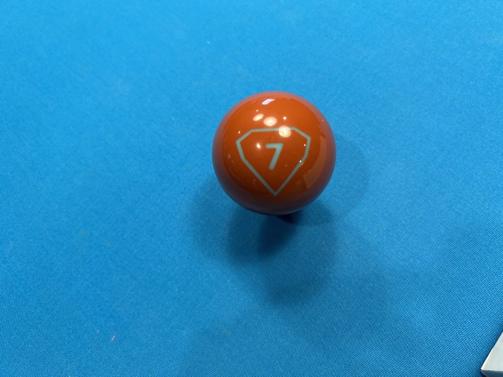 Blue Diamond Individual/replacement/collectable Pool Ball Seven / 7 Ball