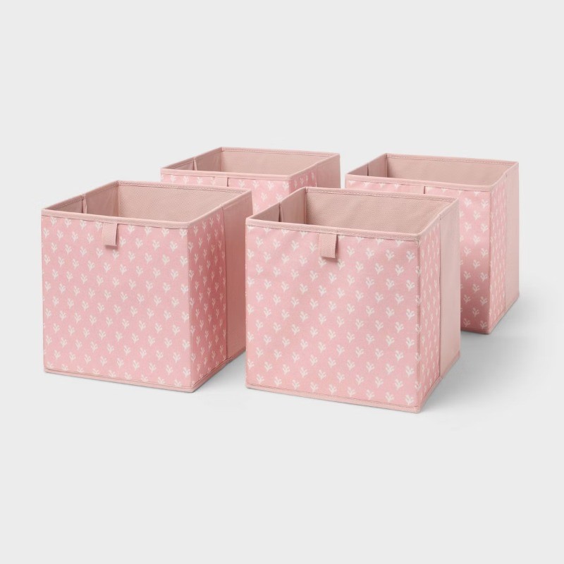 11" Dual 4pk Fabric Bin