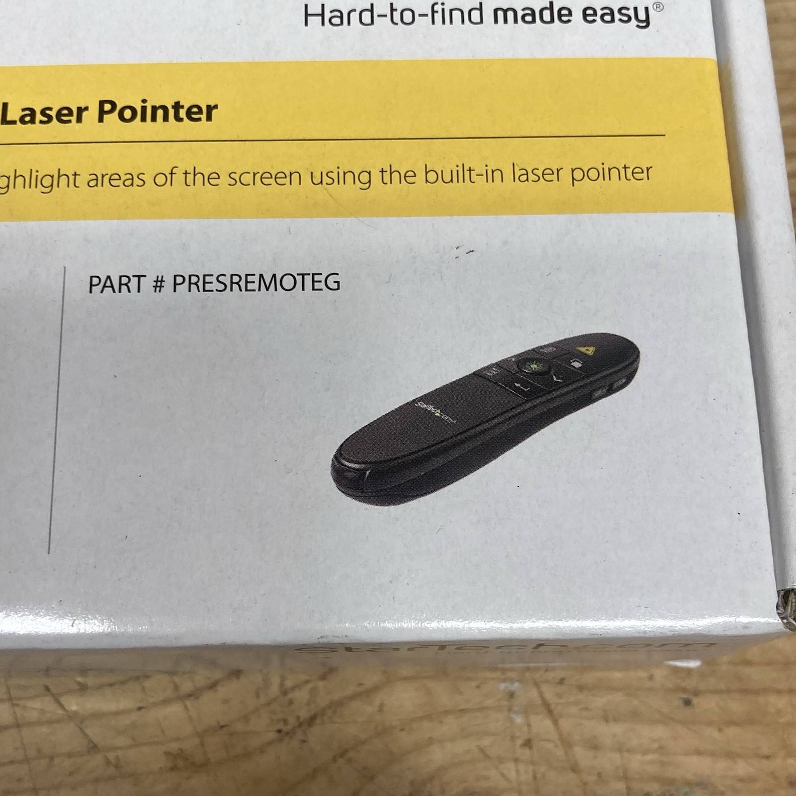 StarTech Wireless Presentation Remote with Green Laser Pointer NEW SEALED IN BOX