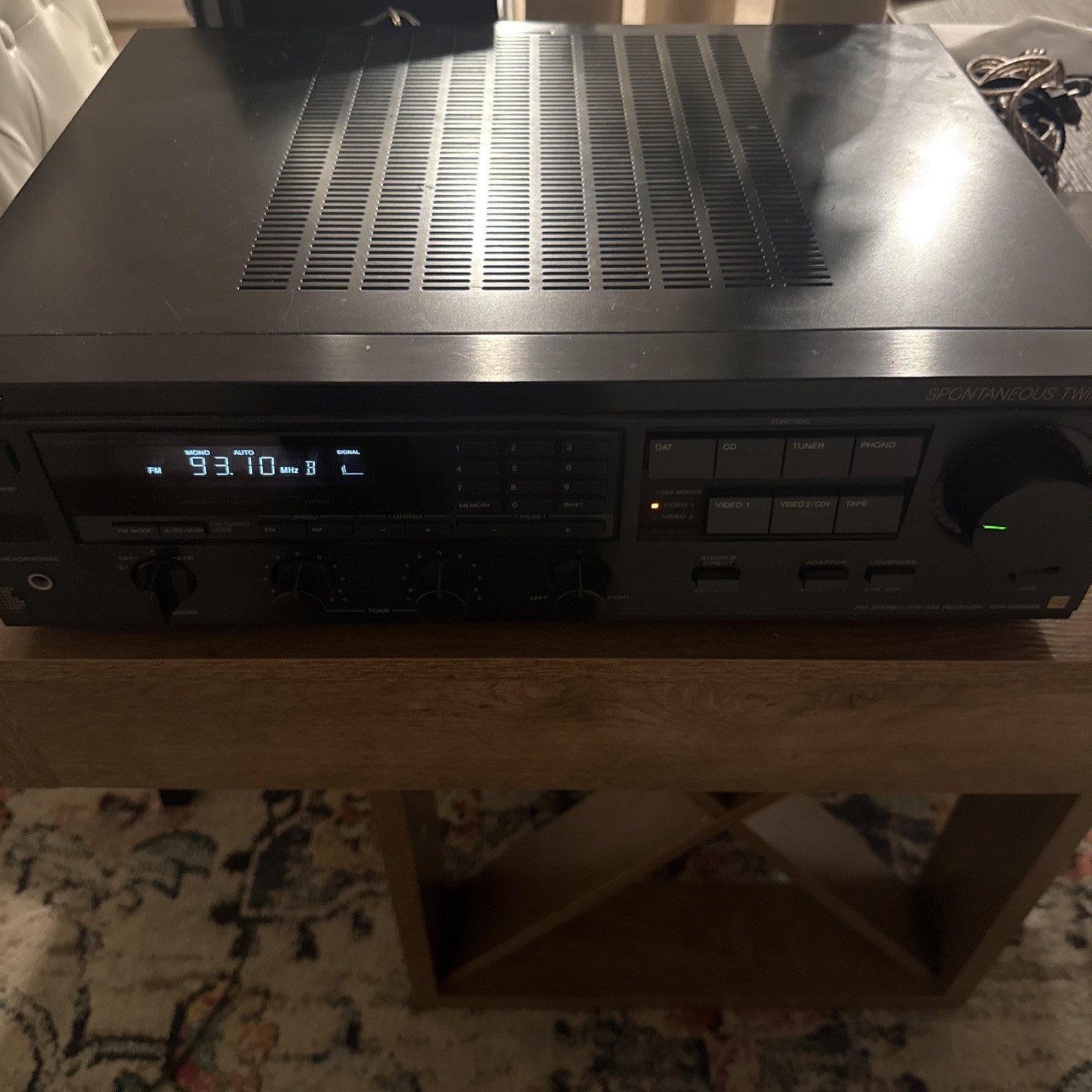 SONY STR-GX5ES II Spontaneous Twin Drive FM/AM Stereo Receiver TESTED & WORKS