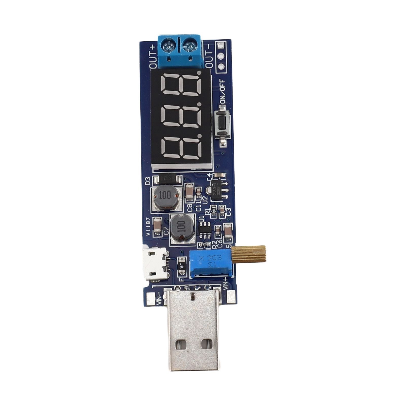 5V USB Boost Power with Precise Adjustable Potentiometer Output