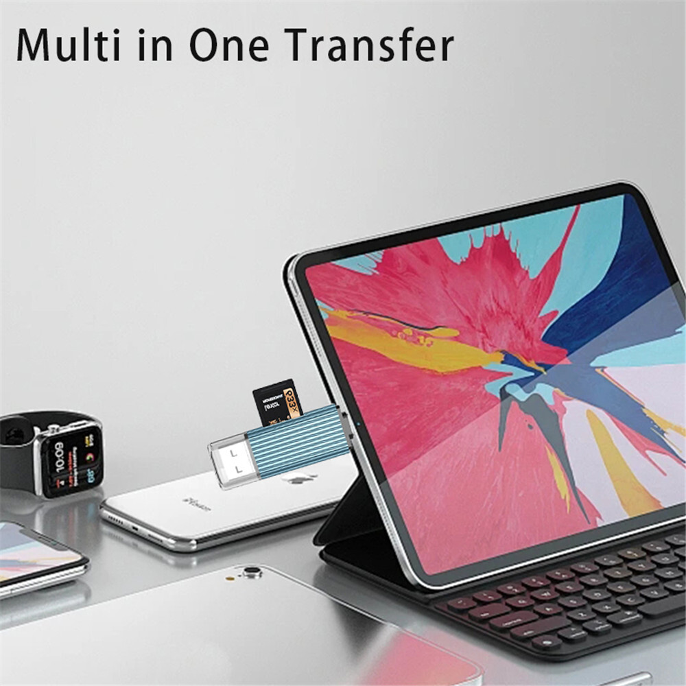 OTG/USB MULTI FUNCTION CARD READER WRITER MICRO SD/SD USB 3.0 ADAPTER For Phone