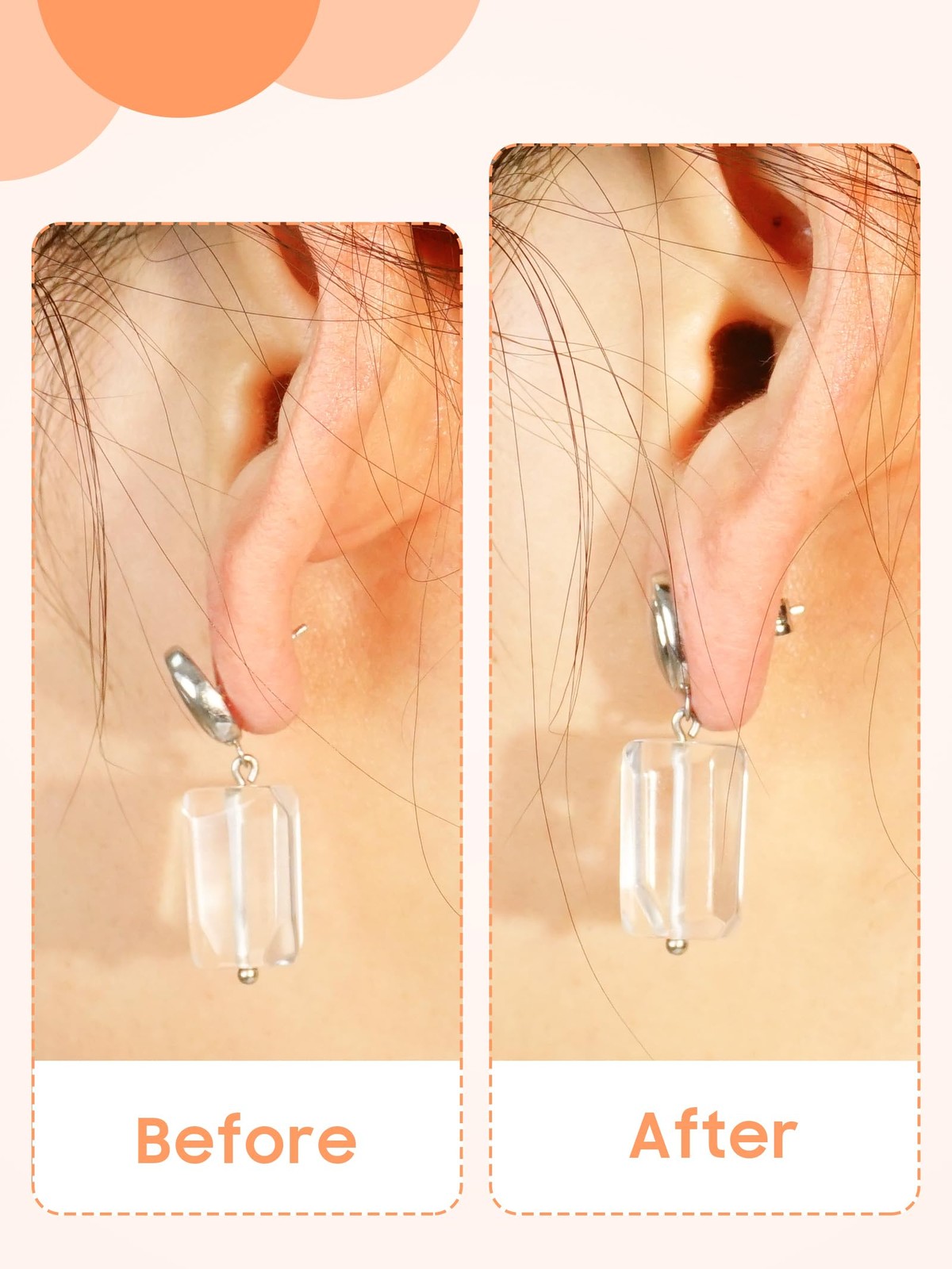 Earring Backs for Droopy Ears, Adjustable Heavy Earrings Lifters Backs, 8 Pai...