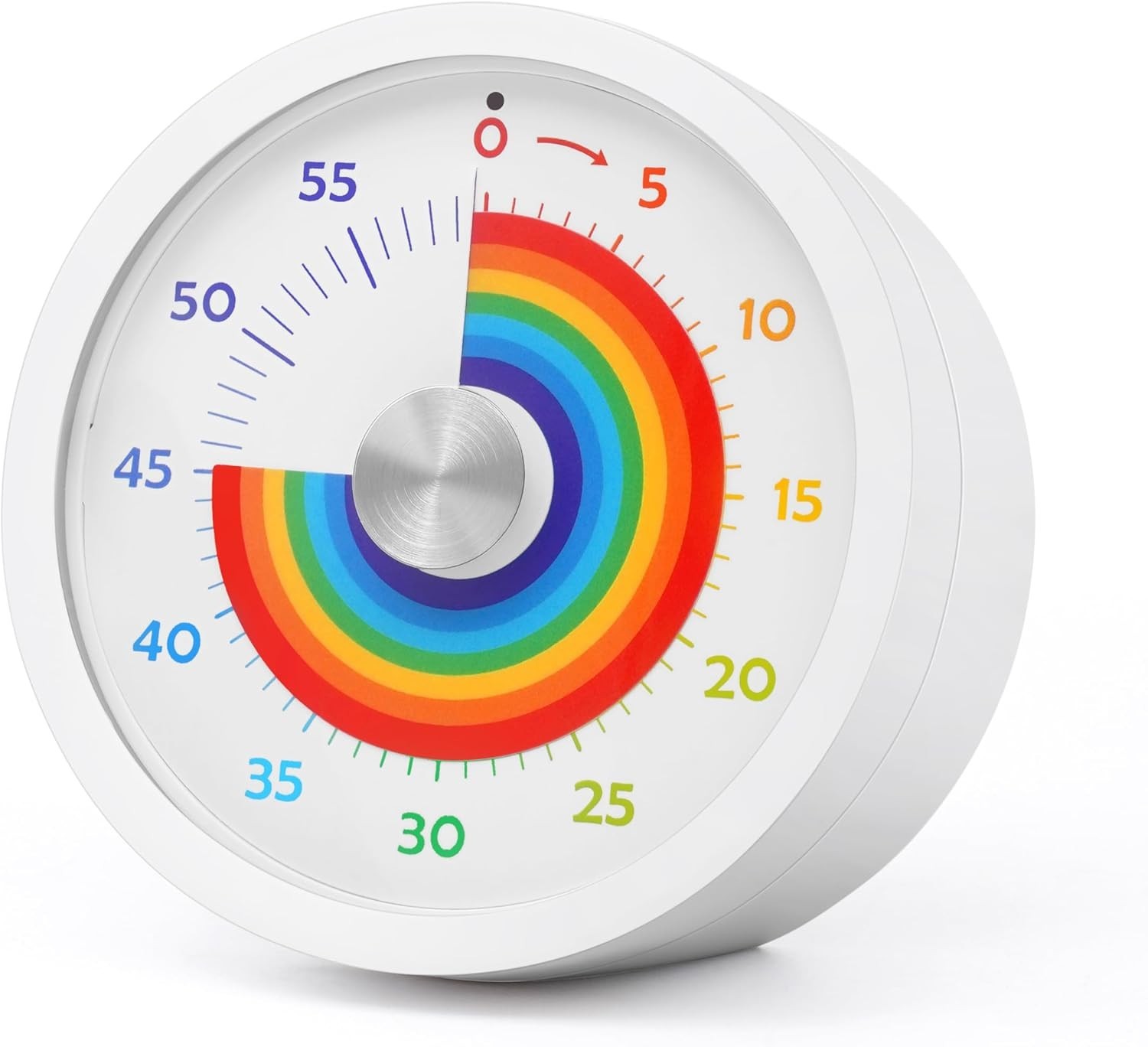 Visual Timer Kitchen Timer Rainbow Disk 60 Minute Countdown Timer Kids & Adults