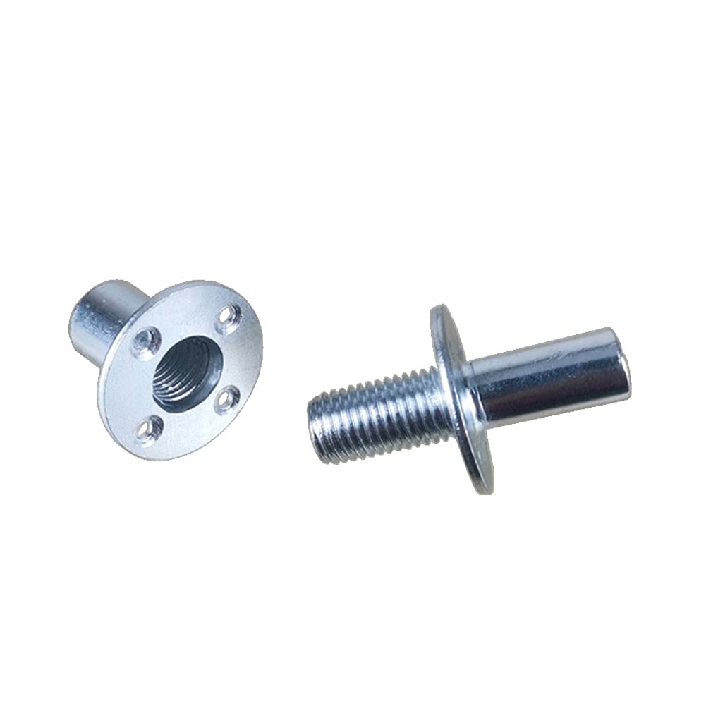 1 PCS Cold Rolled Steel M20 Bed Post Connector ScrewIn TNut Butt Nut
