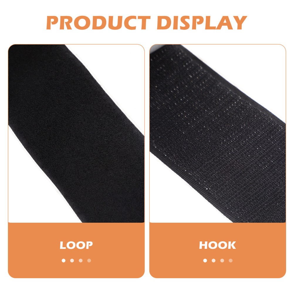 2 Sets Durable White Nylon Hook and Loop Tape for Guitar Effect Pedal