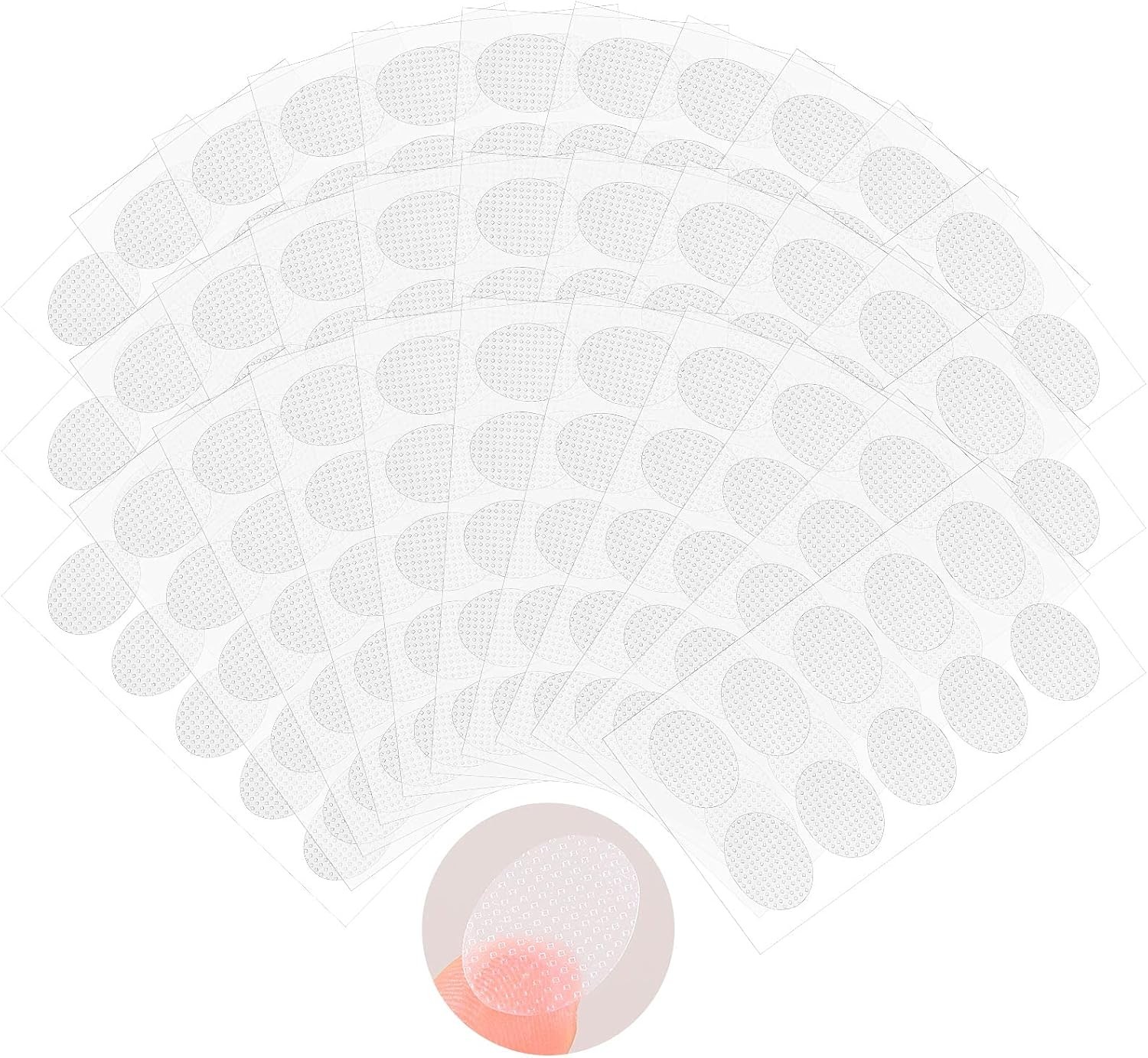 Outus 300 Pcs Earlobe Support Stickers for Heavy Earrings Split Ear Protection