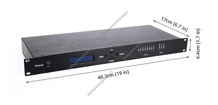 8 Way Network Expander with 8x512 4096 Channels Artnet to DMX Node for Stage