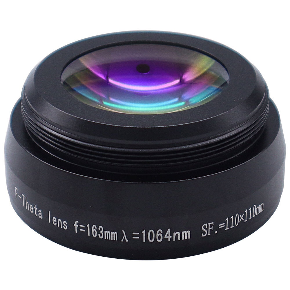 M55 F-Theta 1064 Scan Lens 110 / 150 / 175 / 200mm Area Fiber Laser Marking Lens