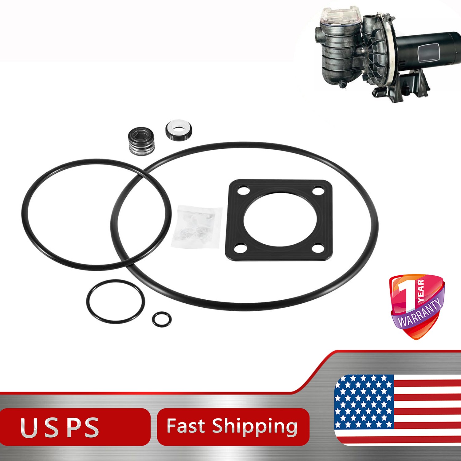 O-Ring Rebuild Kit Pre 1998 for Sta-Rite P2RA P2R Dura-Glas Max-E-Glas Pool Pump