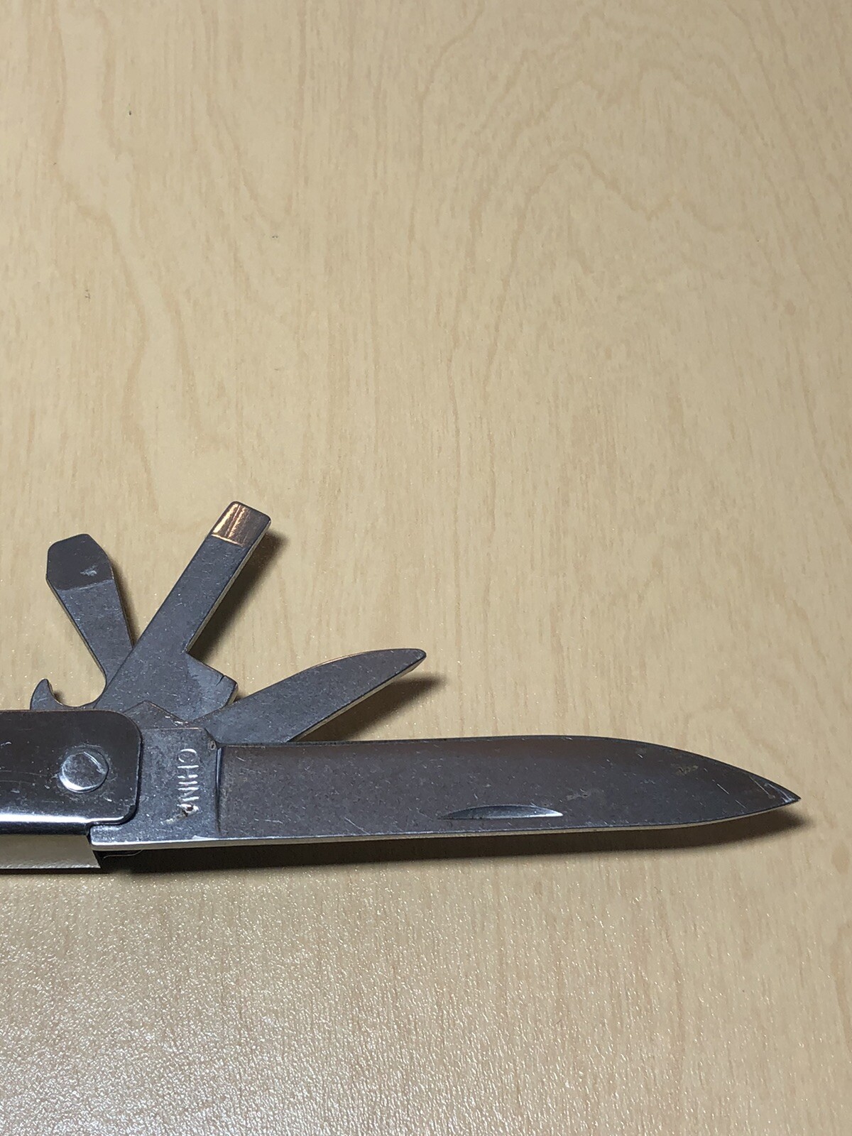 Pocket Multi-tool Stainless Pliers W/ Knife, Screwdriver, Phillips Unbranded