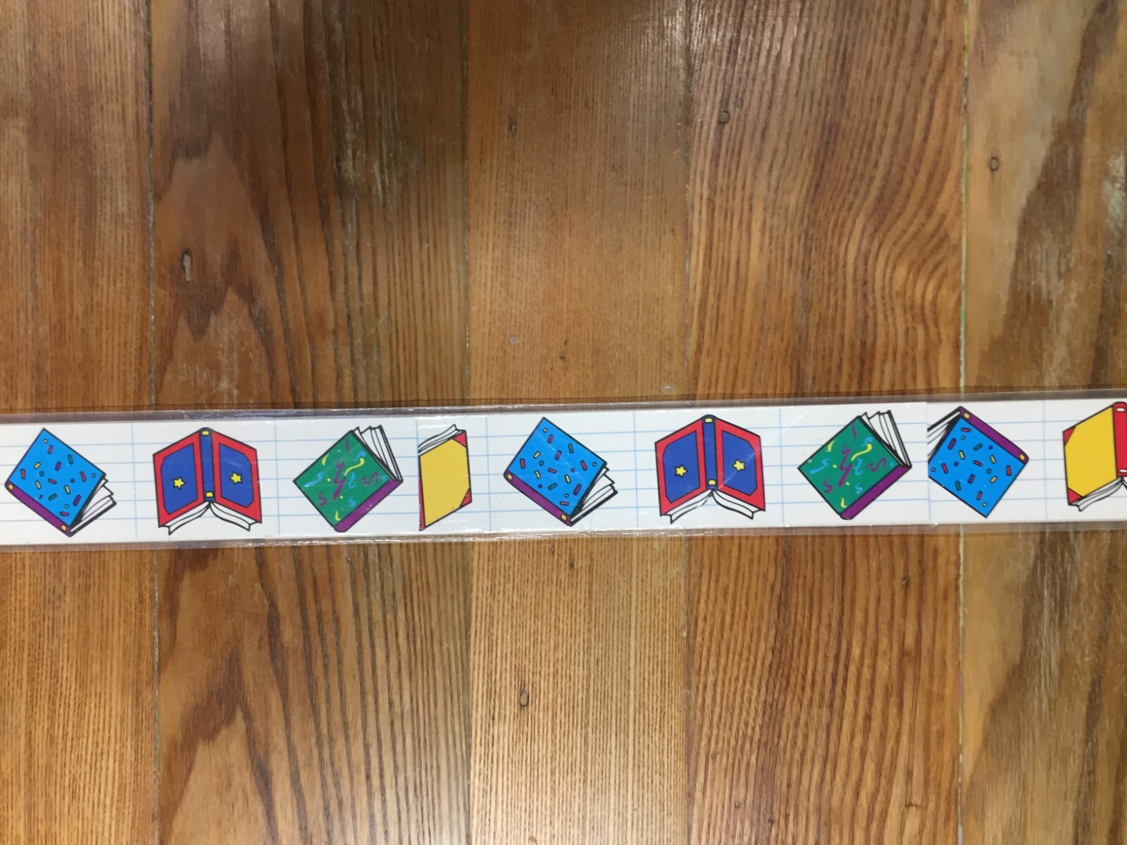 School Bulletin Board Borders Colorful Books