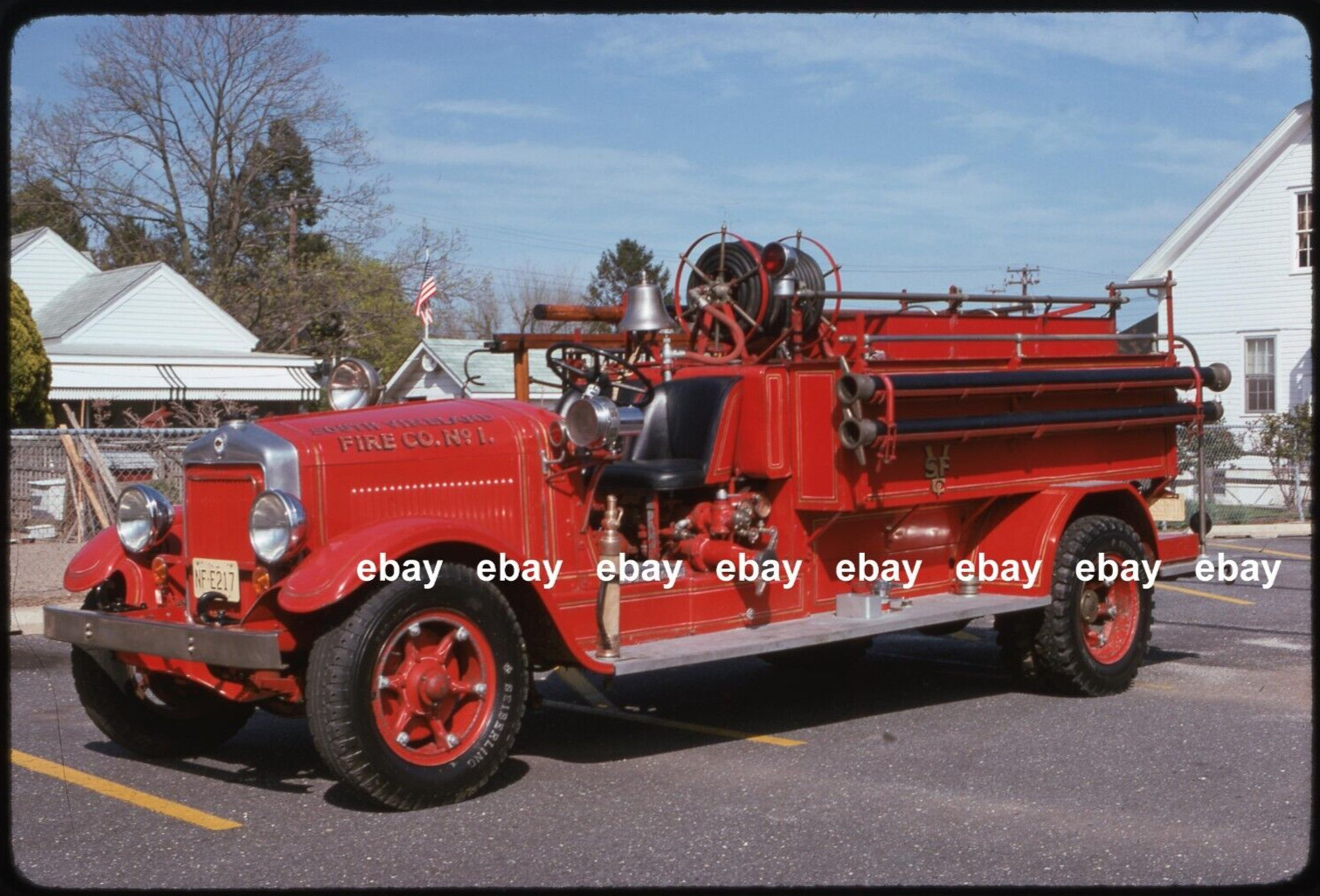 Vineland NJ 1931 Buffalo pumper Fire Apparatus Slide