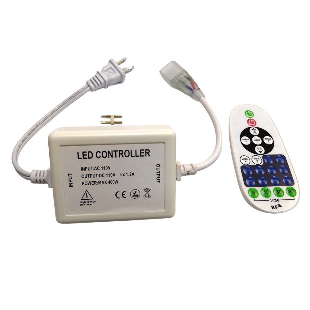 23 Key LED Dimmer Remote Controller for W8mm*H17mm Single Color LED Strip Light