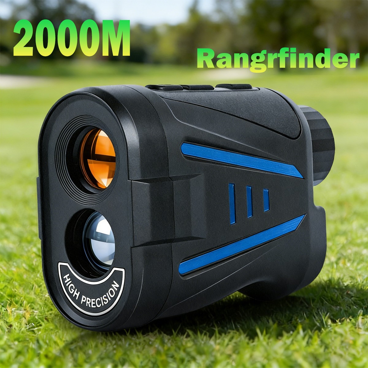 Laser Golf Rangefinder 6X Magnification 1200yd Range Slope Function for Golfing