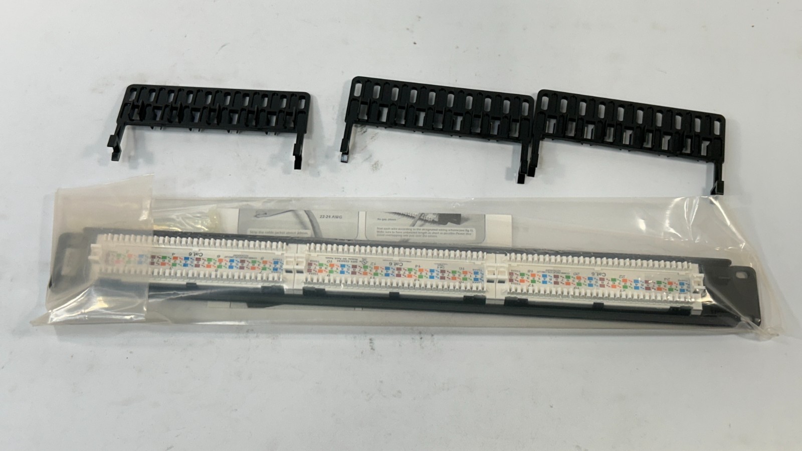 Tripp Lite Model:N252-024, Cat6 Patch Panel 568B - 24 Ports