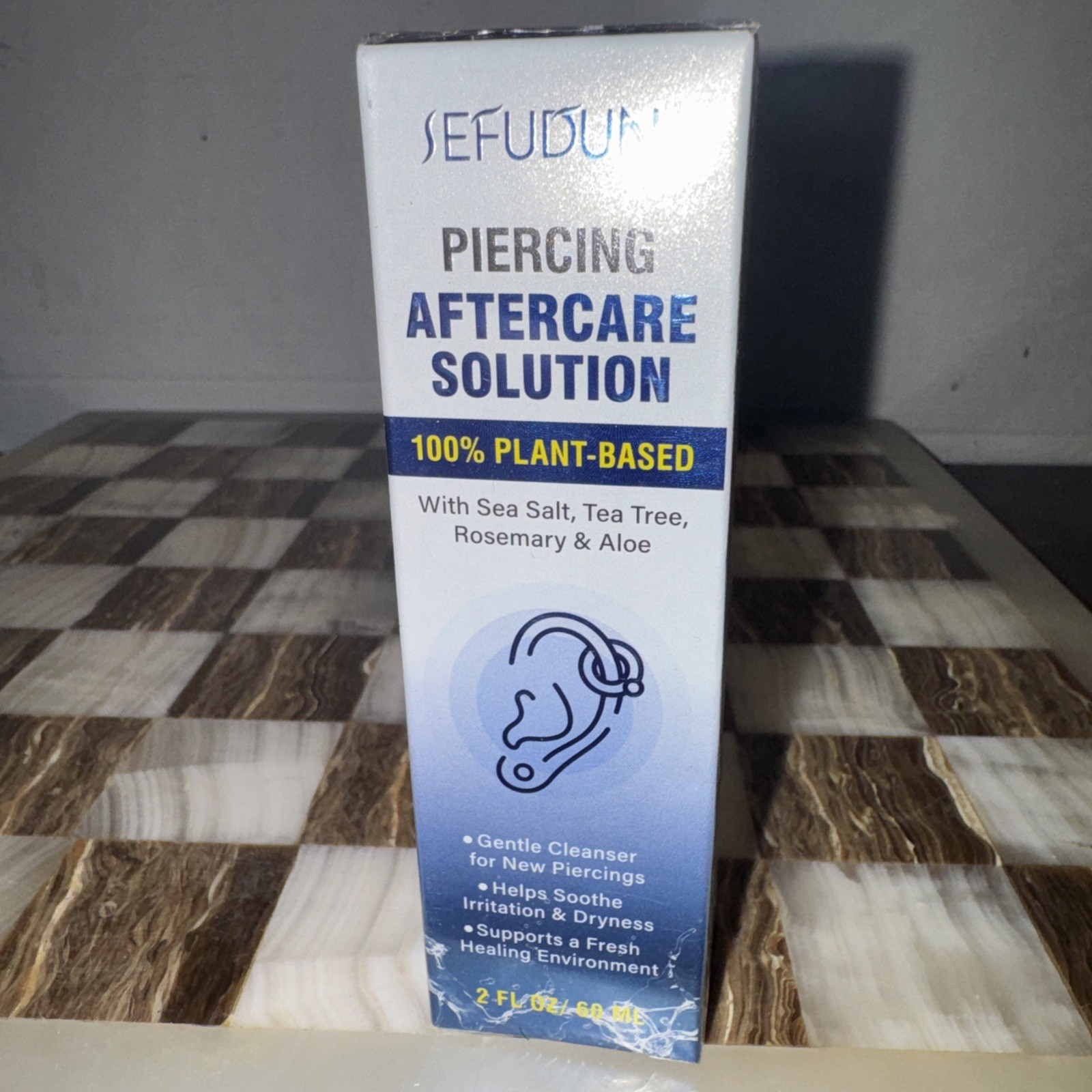 Piercing Aftercare Spray, Saline Spray for Piercings Cleaner Ear, Belly...
