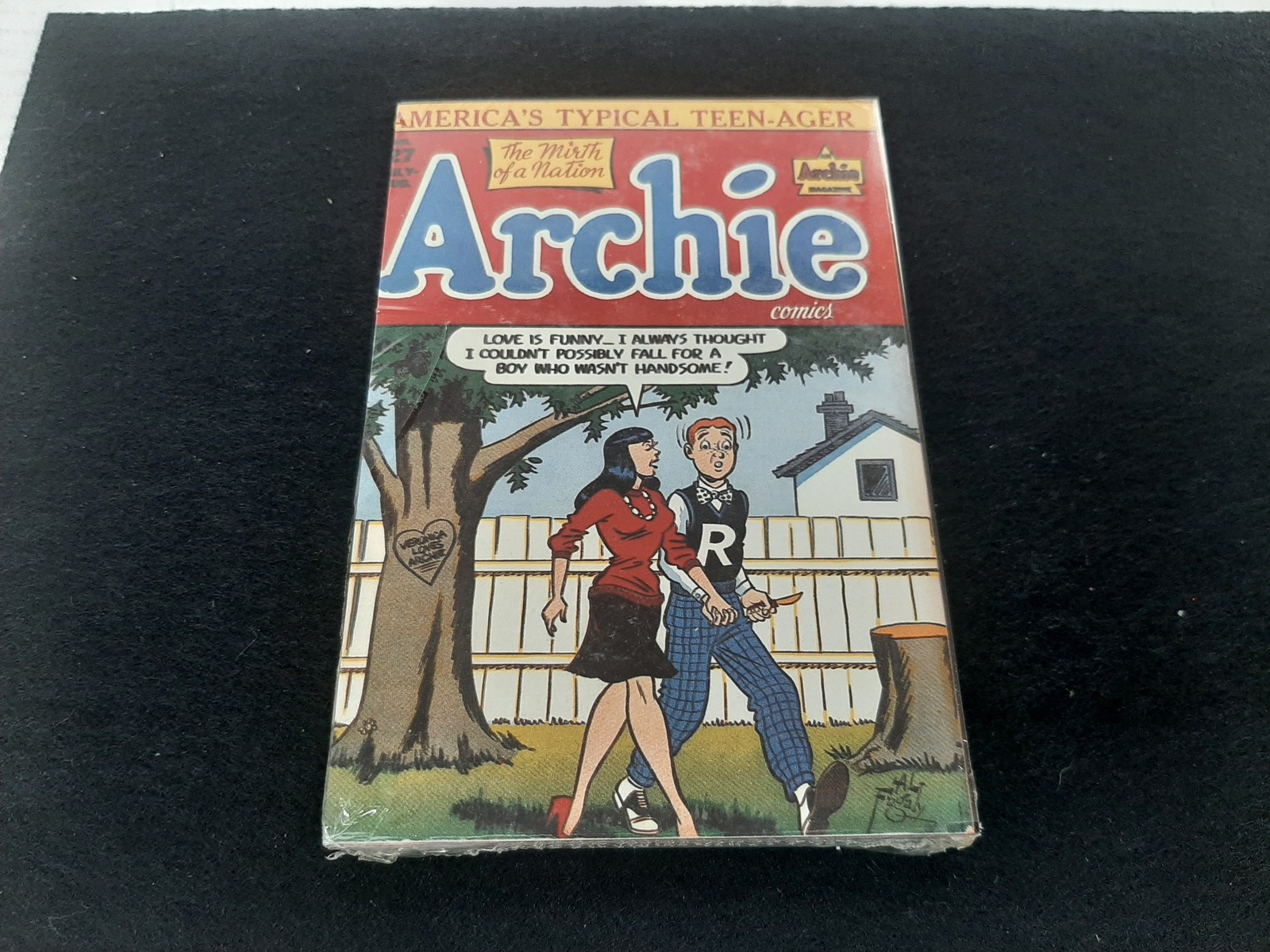 25-Archie Comics July-Aug 1947 Full Cover Comic Unused Postcards 1986 Shelf UP2