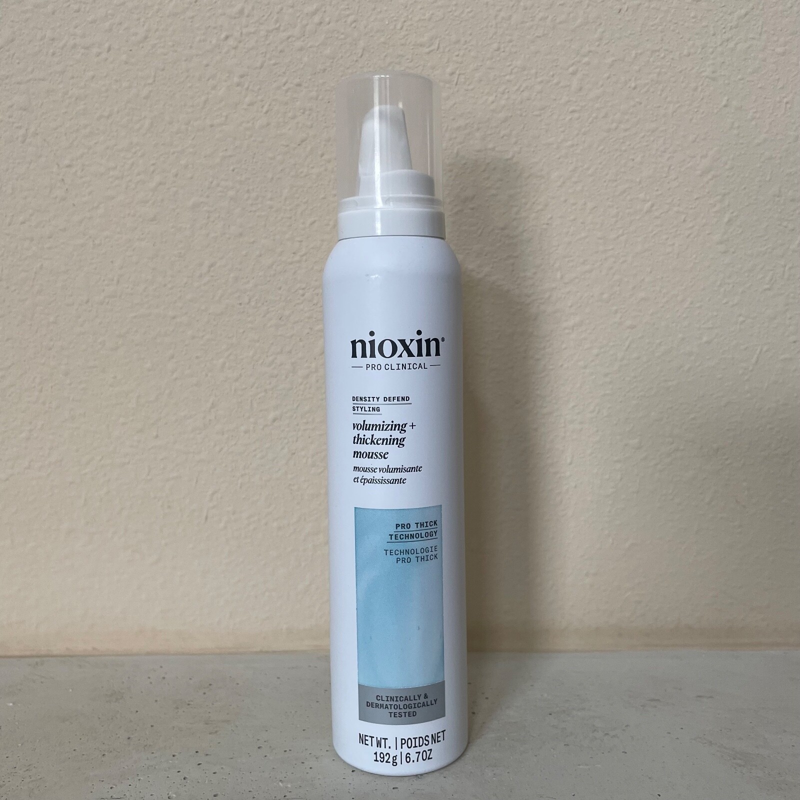 Nioxin Pro Clinical Volumizing + Thickening Mousse 6.7 oz   new packaging, fresh