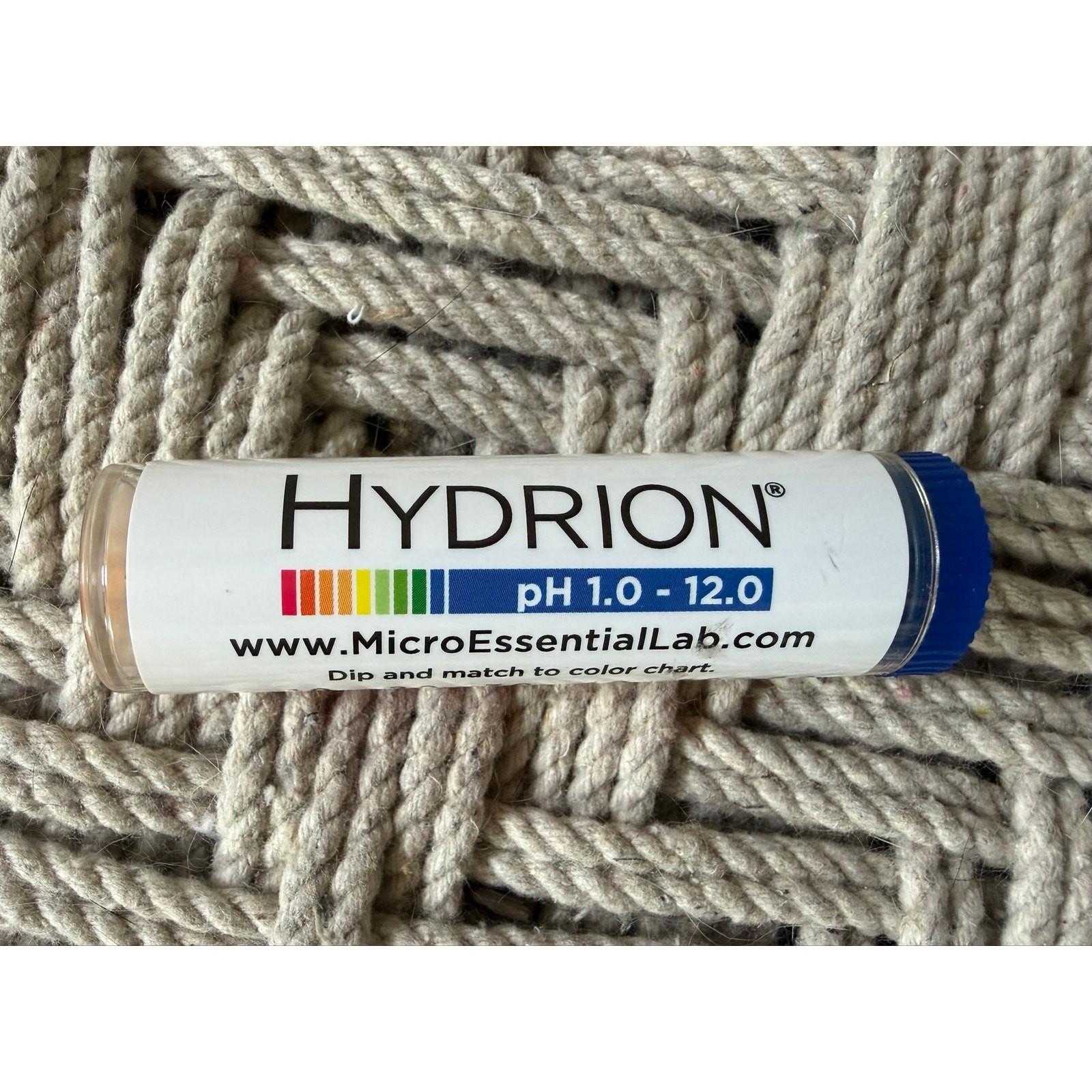 Hydrion PH 1.0 - 12.0 Test Strips, MicroEssential labs- Chemistry Lab New Vial