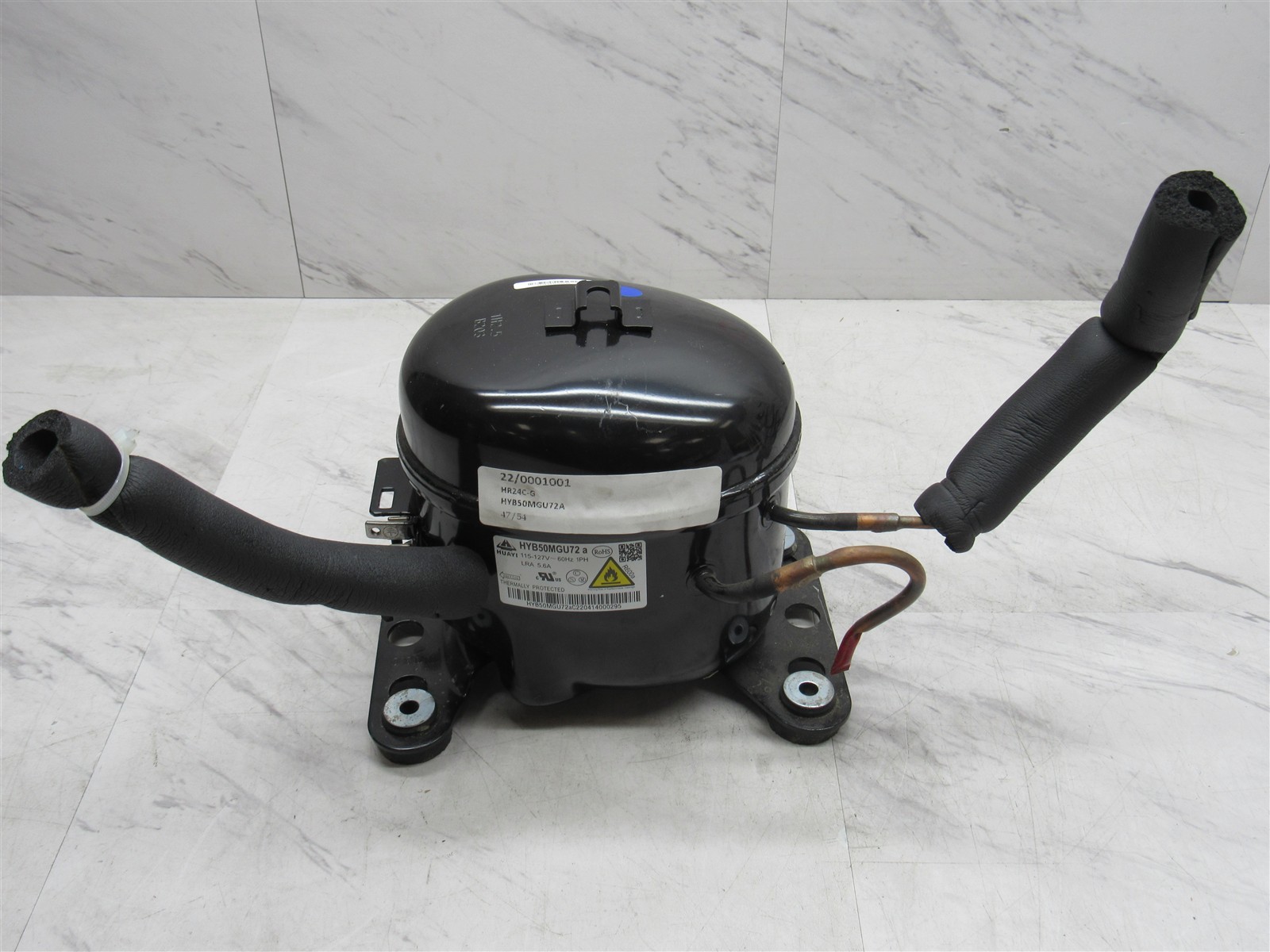 Hoshizaki HUAYI HYB50MGU72A HYB50MGU72A COMPRESSOR R-600-A 115/60HZ for HR24C