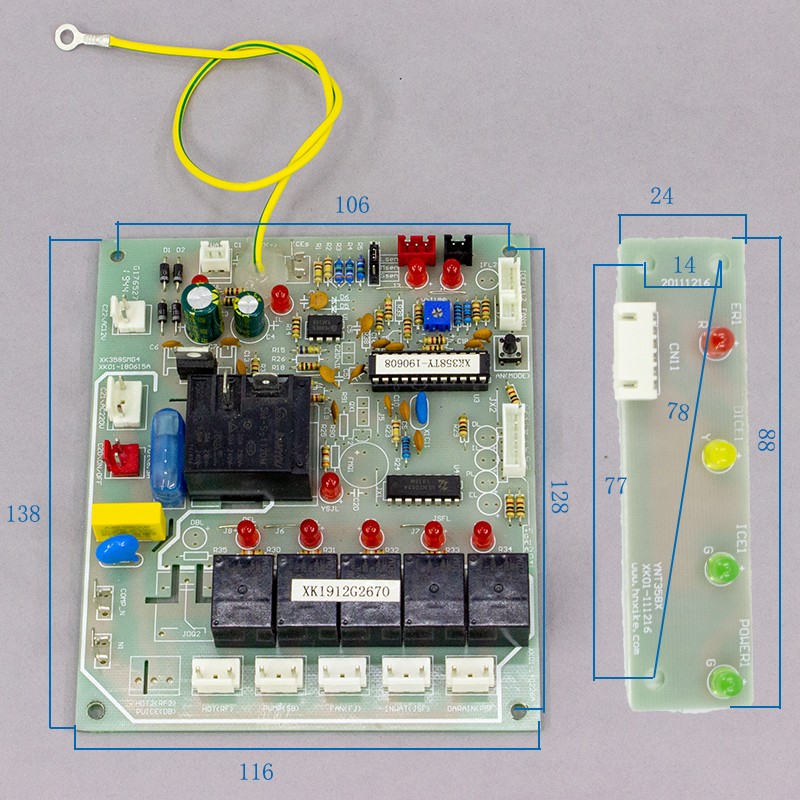 1set Ice Maker Main Control Board Motherboard for Ice Machine Computer Board