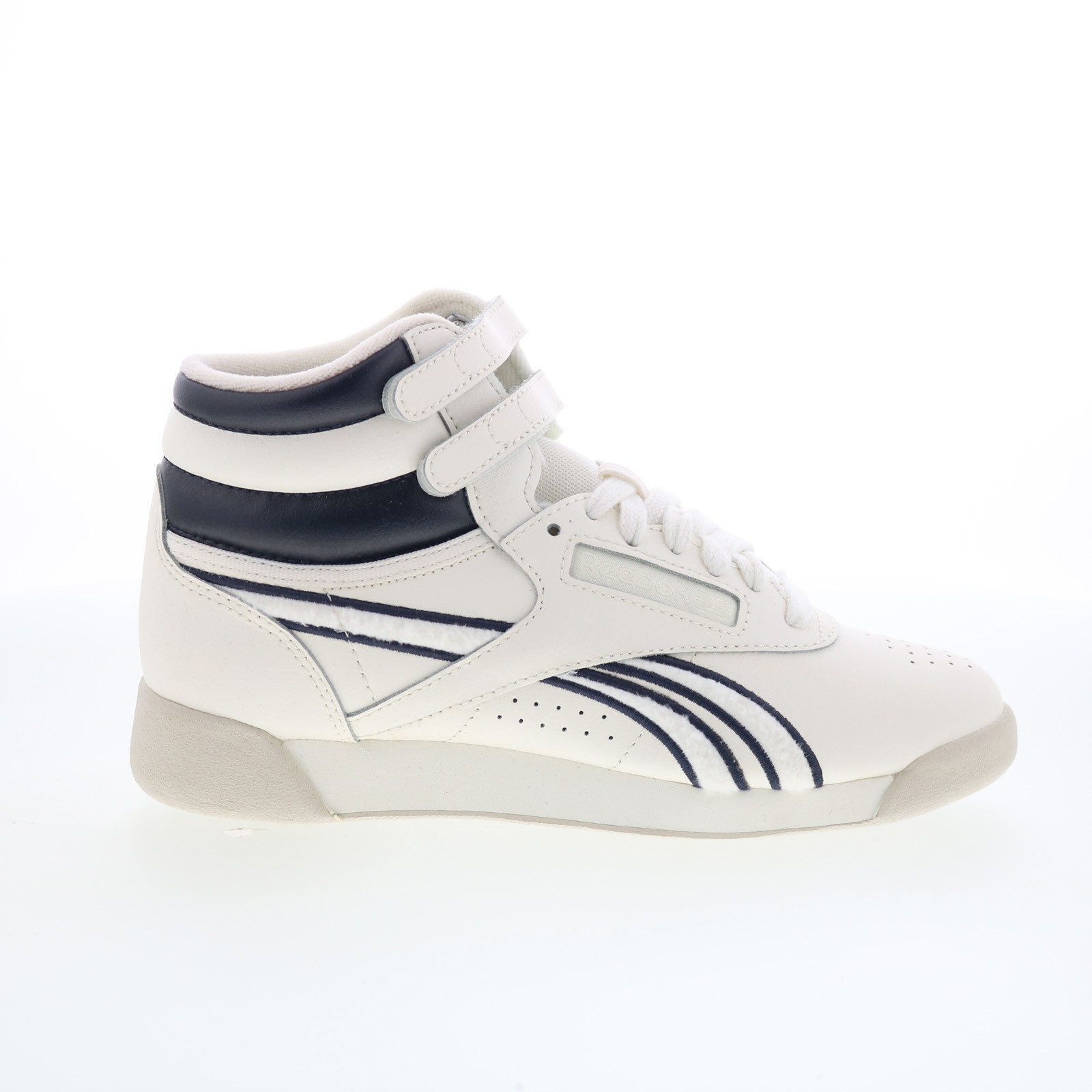 Reebok X SI Freestyle HI Womens White Leather Lifestyle Sneakers Shoes