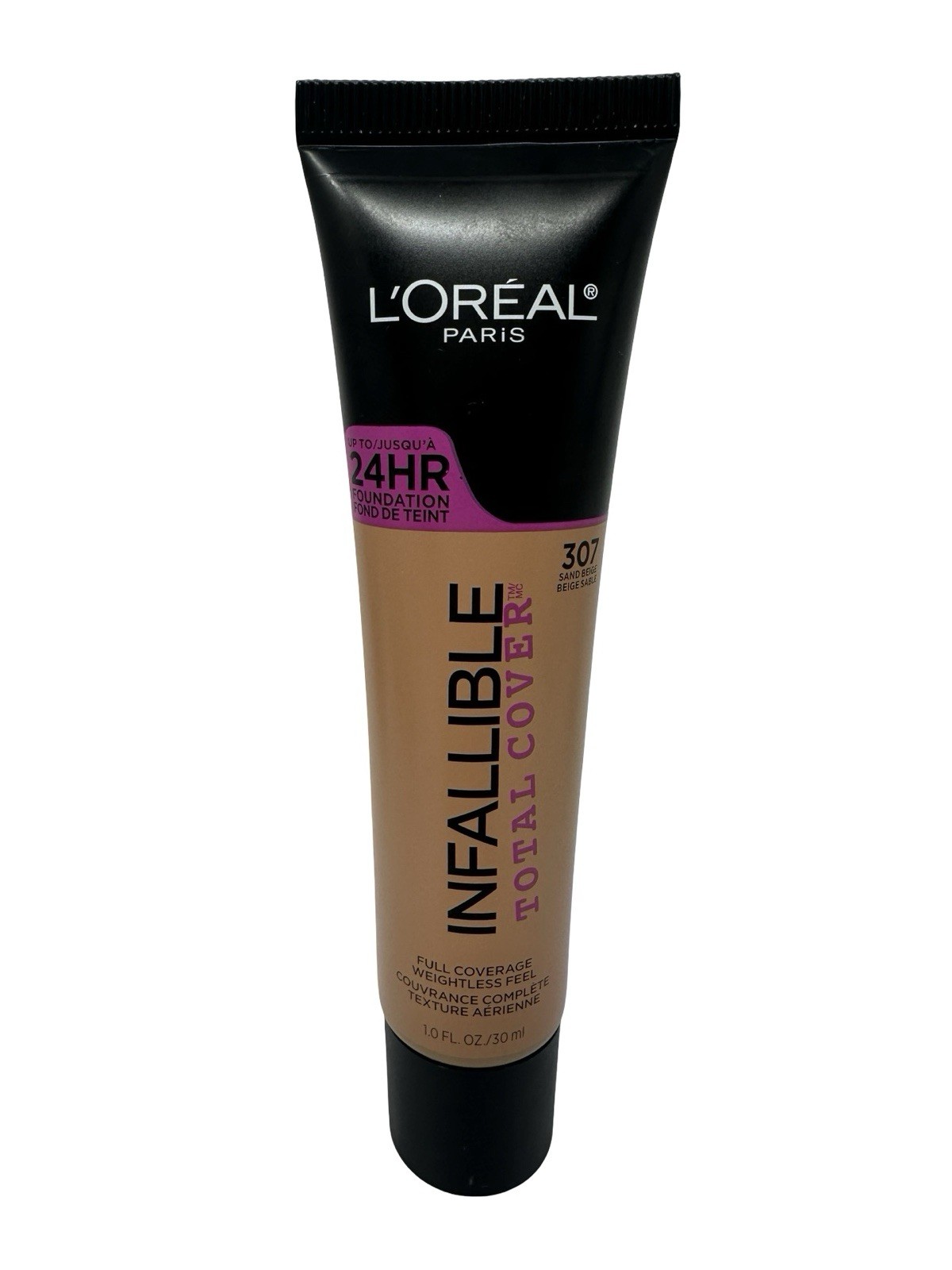 L'Oréal Paris Infallible Total Cover Foundation SAND BEIGE #307 Full Coverage