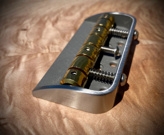 Van Dyke-Harms Hybrid Telecaster Half-Bridge and Monolithic Saddle Combo