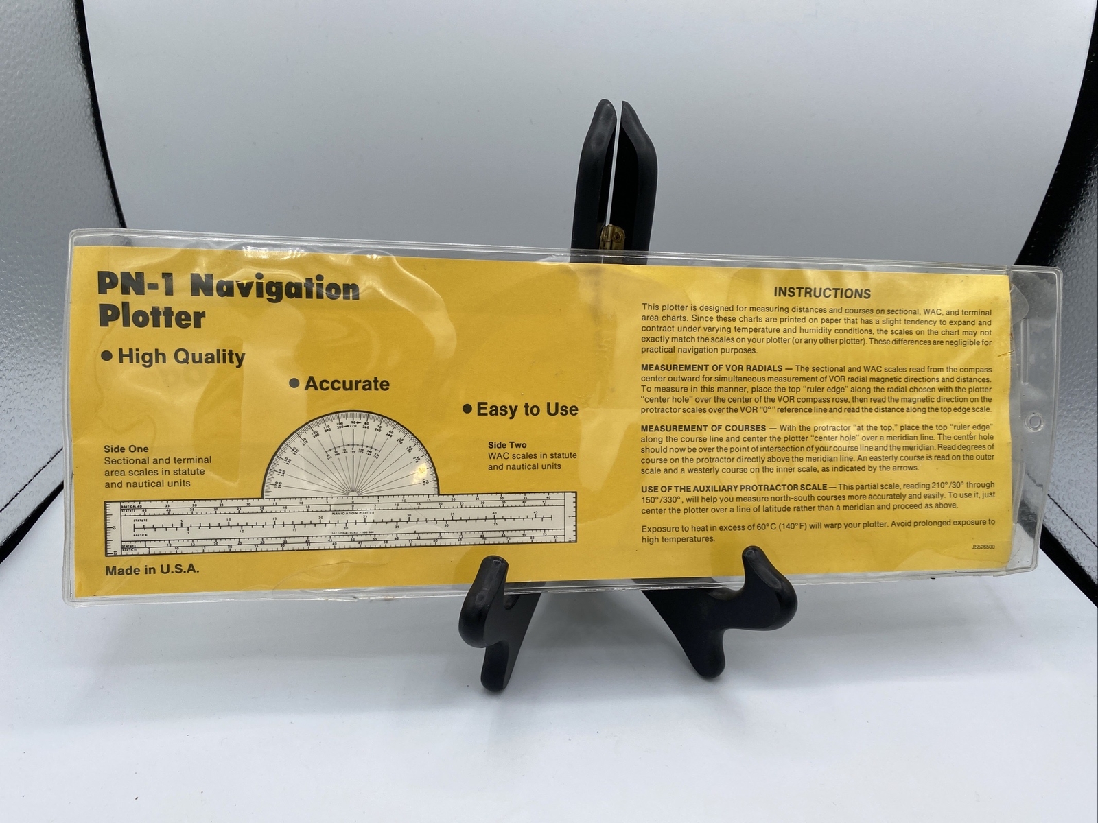 Jeppesen PN-1 Navigation Plotter brand new in slip cover
