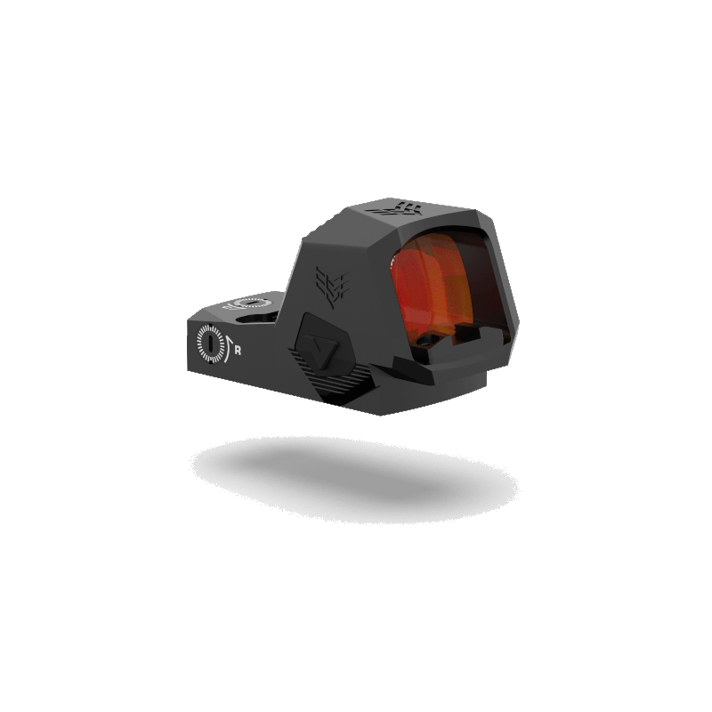 SwampFox SENTINEL II 2 Red Dot RMSc Pattern CUT Optic w/ BACKUP REAR SIGHT