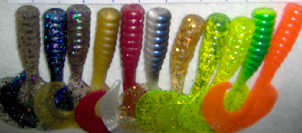 6" KALIN'S MOGAMBO GRUB FISHING LURES CHOICE OF COLOR AND QUANTITY
