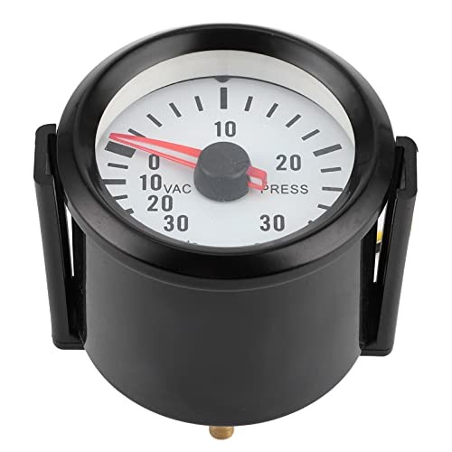 Boost Turbo Gauge, Universal Boost Pointer Gauge Vacuum Pressure Meter 0 to