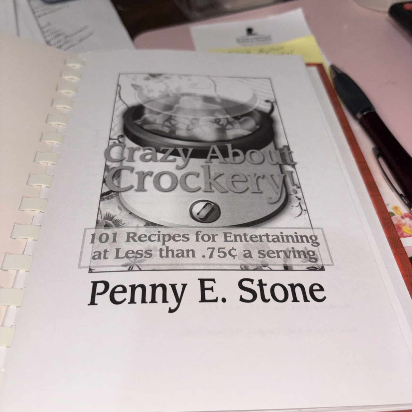 Crazy About Crockery Cookbook