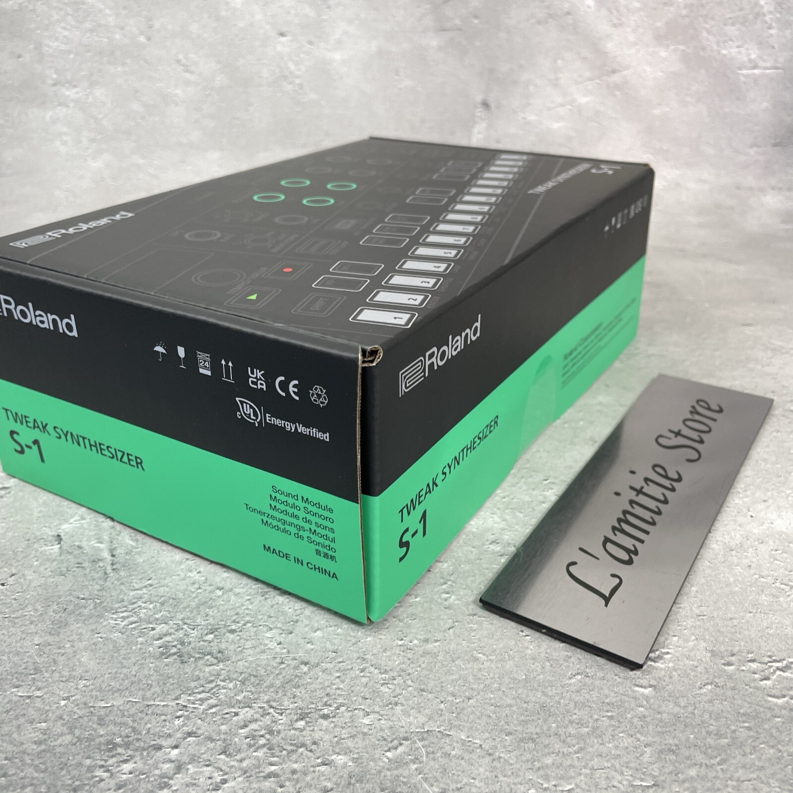 Roland S-1 Tweak Synth Compact Polyphonic Synthesizer Module Japan S1 Black Rare