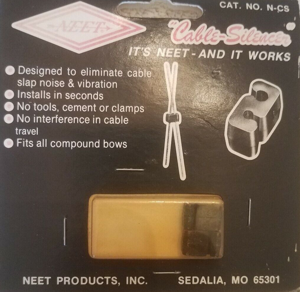 Neet Products N-CS Archery Bowhunting Cable Silencer-Brand New-SHIPS N 24 HOURS
