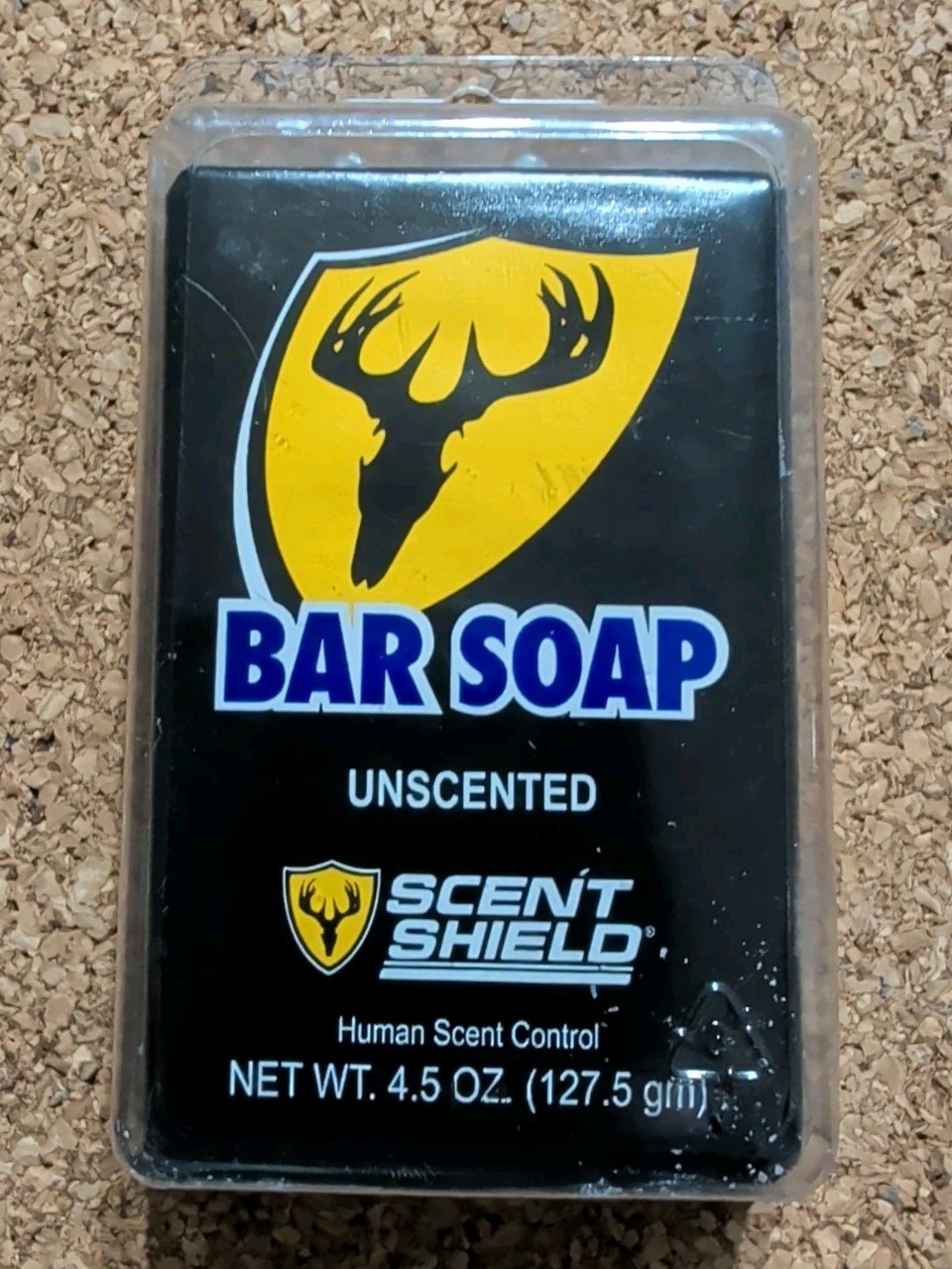 SCENT SHIELD Hunting Anti-Odor Bar Soap Unscented Formula 4.5oz Bar