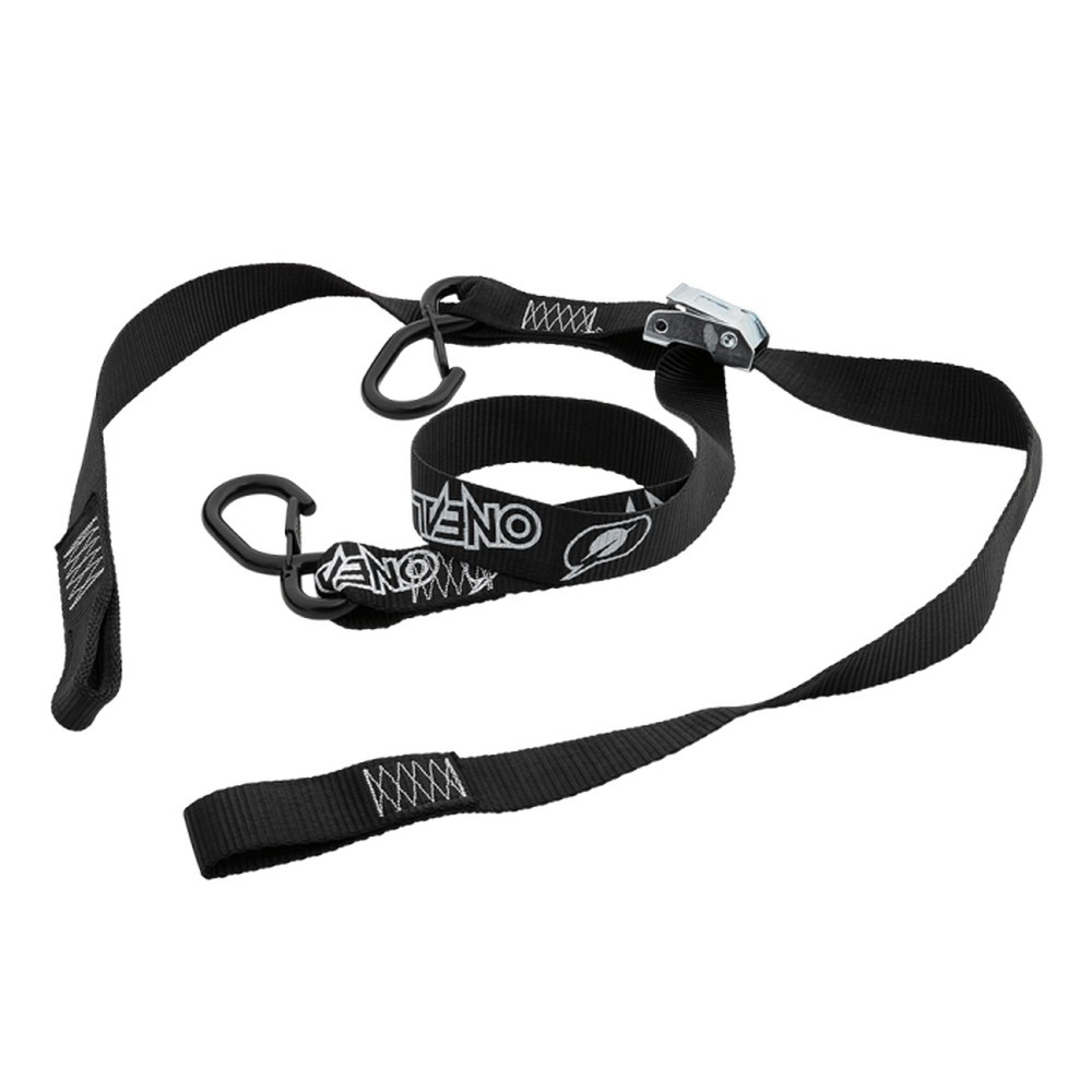 O'Neal 1.5" Wide/6ft Deluxe Black Tie Downs w/Soft-Tye (pair) (3073-200)