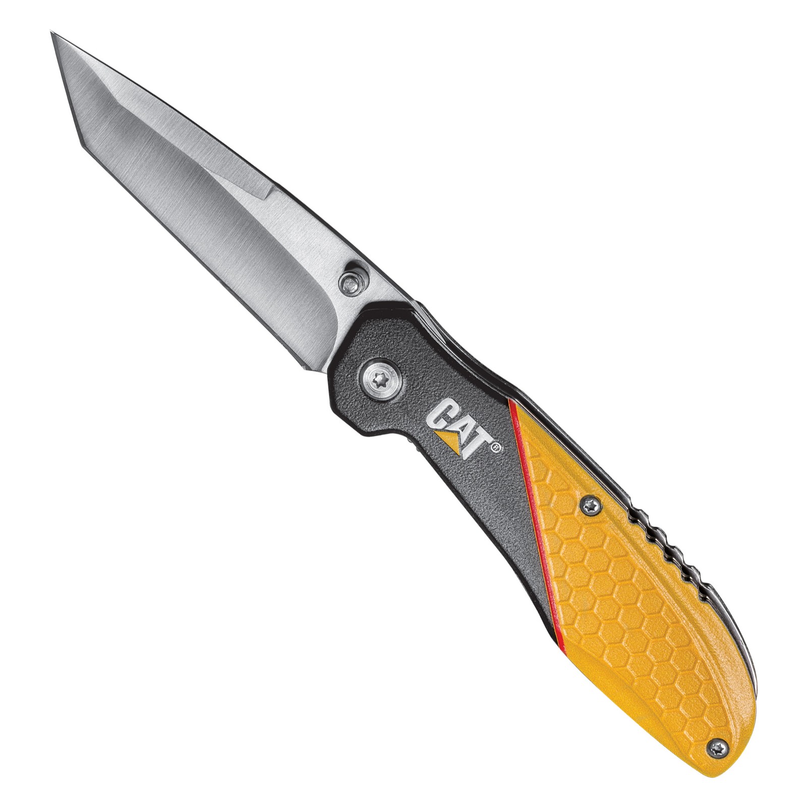 Cat 7 Inch Drop Point Folding Knife - 980047