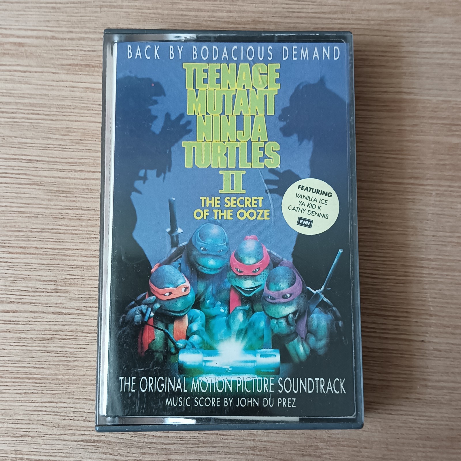 TMNT Teenage Mutant Ninja Turtles II OST - Rare 1991 Malaysia EMI Cassette
