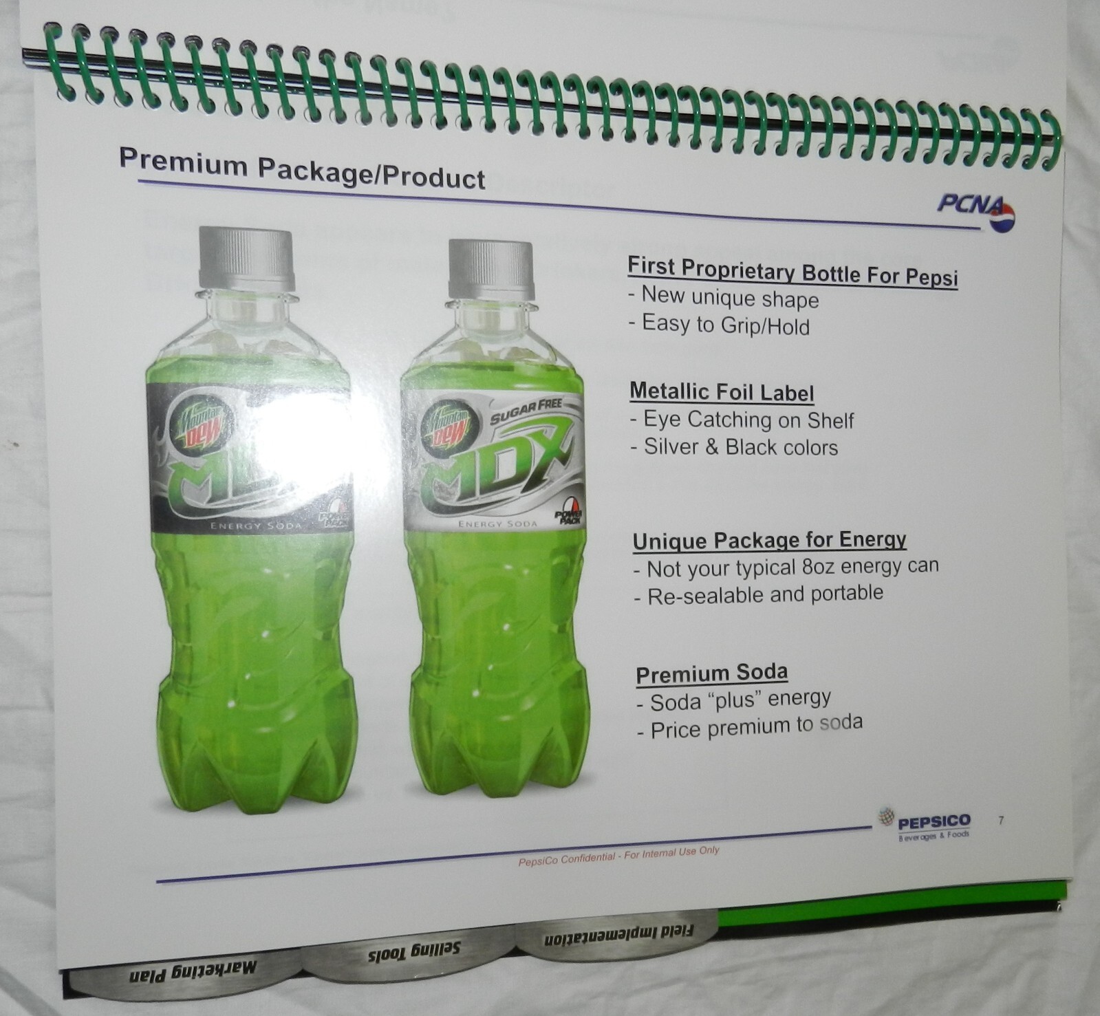 Pepsi / Mountain Dew MDX Promotional Launch Program Book for 2005