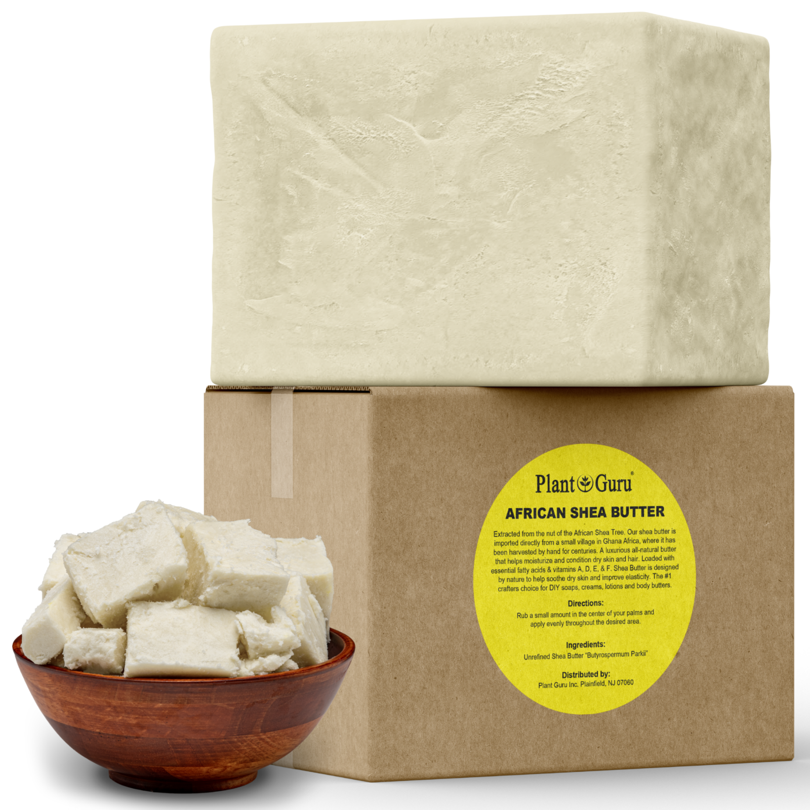 Raw African Shea Butter 32 oz. / 2 lbs. 100% Pure Organic Natural Unrefined Bulk